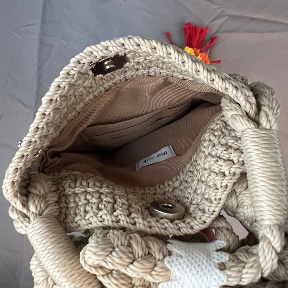 Bundle Pride Black/Red Tote & Rainbow Crochet Crossbody with Fringe, The Sak - Picture 14 of 15